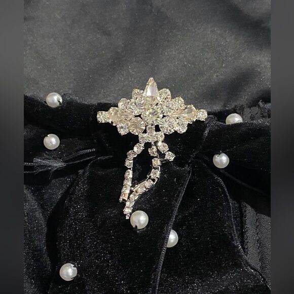 LoveShackFancy Embellished Velvet Corset Minidress size 2 - Picture 12 of 14